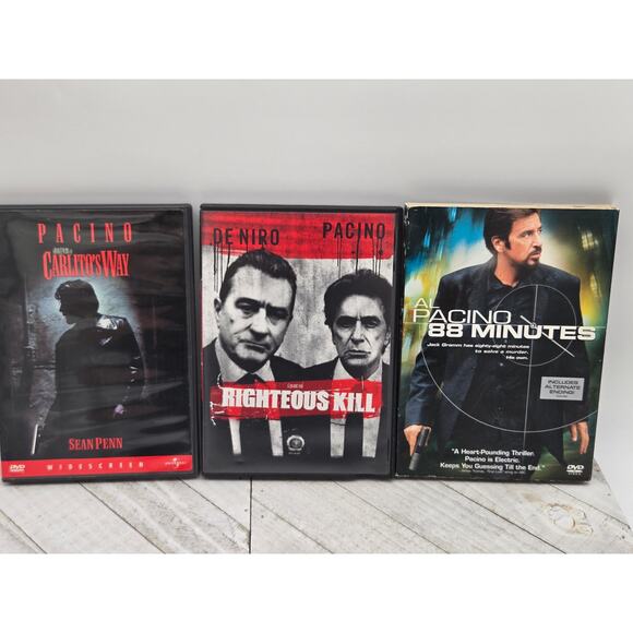Al Pacino Dvd Movie Bundle | Carlitos Way & More | Action\ Thriller Lot - Picture 1 of 2